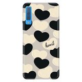 Senada Samsung Galaxy A7 2018 ile Uyumlu Kılıf Resimli Desenli Silikon Heart