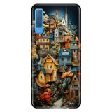 Senada Samsung Galaxy A7 2018 ile Uyumlu Kılıf Resimli Desenli Silikon Köy