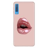 Senada Samsung Galaxy A7 2018 ile Uyumlu Kılıf Resimli Desenli Silikon Lipstick