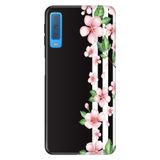 Senada Samsung Galaxy A7 2018 ile Uyumlu Kılıf Resimli Desenli Silikon Şato Bahçesi