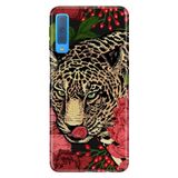 Senada Samsung Galaxy A7 2018 ile Uyumlu Kılıf Resimli Desenli Silikon Tiger Design
