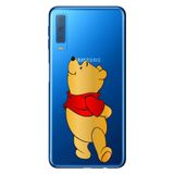 Senada Samsung Galaxy A7 2018 ile Uyumlu Kılıf Resimli Desenli Silikon Winnie30310ThePooh