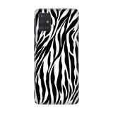 Senada Samsung Galaxy A71 İle Uyumlu Kılıf Desenli Resimli Hd Silikon Telefon Kabı Kapak - Zebradeseni