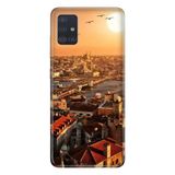 Senada Samsung Galaxy A71 Tam Koruma Desenli Silikon İle Uyumlu Kılıf Galata