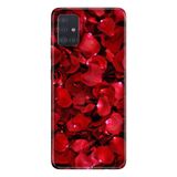 Senada Samsung Galaxy A71 Tam Koruma Desenli Silikon İle Uyumlu Kılıf Gül Yağmur