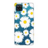 Senada Samsung Galaxy M12 A12 İle Uyumlu Kılıf Desenli Trend Silikon Kapak - Papatya