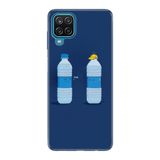 Senada Samsung Galaxy M12 A12 İle Uyumlu Kılıf Mat Desen Tasarım Silikon - Su Iç Dostum