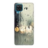 Senada Samsung Galaxy M12 İle Uyumlu Kılıf Modern Tasarım Silikon - Yağmurlu Bir Akşam