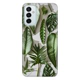 Senada Samsung Galaxy M23 İle Uyumlu Kılıf 0.4Mm Lazer Kesim Silikon Kapak 4D Yeşil Yapraklar