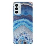 Senada Samsung Galaxy M23 İle Uyumlu Kılıf 0.4Mm Lazer Kesim Silikon Kapak Ametist Taşı
