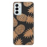 Senada Samsung Galaxy M23 İle Uyumlu Kılıf 0.4Mm Lazer Kesim Silikon Kapak Ananas