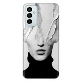 Senada Samsung Galaxy M23 İle Uyumlu Kılıf 0.4Mm Lazer Kesim Silikon Kapak Art Girl