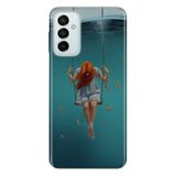 Senada Samsung Galaxy M23 İle Uyumlu Kılıf 0.4Mm Lazer Kesim Silikon Kapak Aşk Acısı