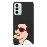 Senada Samsung Galaxy M23 İle Uyumlu Kılıf 0.4Mm Lazer Kesim Silikon Kapak Bayan Loli