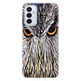 Senada Samsung Galaxy M23 İle Uyumlu Kılıf 0.4Mm Lazer Kesim Silikon Kapak Baykuş Asil