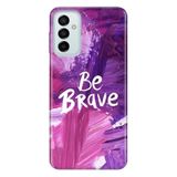 Senada Samsung Galaxy M23 İle Uyumlu Kılıf 0.4Mm Lazer Kesim Silikon Kapak Be Brave