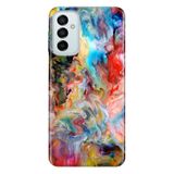 Senada Samsung Galaxy M23 İle Uyumlu Kılıf 0.4Mm Lazer Kesim Silikon Kapak Boyaların Dansı