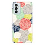 Senada Samsung Galaxy M23 İle Uyumlu Kılıf 0.4Mm Lazer Kesim Silikon Kapak Çiçek Bahçesi