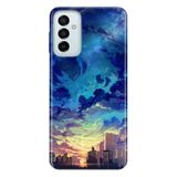 Senada Samsung Galaxy M23 İle Uyumlu Kılıf 0.4Mm Lazer Kesim Silikon Kapak Cloud City