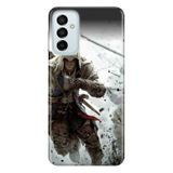 Senada Samsung Galaxy M23 İle Uyumlu Kılıf 0.4Mm Lazer Kesim Silikon Kapak Creed
