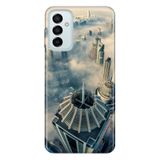 Senada Samsung Galaxy M23 İle Uyumlu Kılıf 0.4Mm Lazer Kesim Silikon Kapak Dubai Manzara