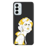 Senada Samsung Galaxy M23 İle Uyumlu Kılıf 0.4Mm Lazer Kesim Silikon Kapak Face Art