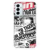 Senada Samsung Galaxy M23 İle Uyumlu Kılıf 0.4Mm Lazer Kesim Silikon Kapak Gazete News