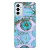 Senada Samsung Galaxy M23 İle Uyumlu Kılıf 0.4Mm Lazer Kesim Silikon Kapak Ghost Eye Uyumlu