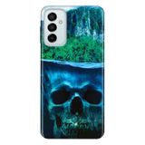 Senada Samsung Galaxy M23 İle Uyumlu Kılıf 0.4Mm Lazer Kesim Silikon Kapak Gizemli Orman Uyumlu