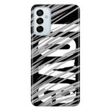 Senada Samsung Galaxy M23 İle Uyumlu Kılıf 0.4Mm Lazer Kesim Silikon Kapak Gri Aşk Love Tema