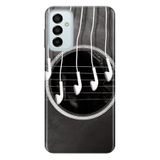 Senada Samsung Galaxy M23 İle Uyumlu Kılıf 0.4Mm Lazer Kesim Silikon Kapak Guitar
