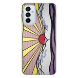 Senada Samsung Galaxy M23 İle Uyumlu Kılıf 0.4Mm Lazer Kesim Silikon Kapak Gün Doğumu
