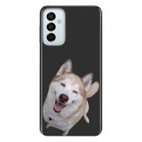 Senada Samsung Galaxy M23 İle Uyumlu Kılıf 0.4Mm Lazer Kesim Silikon Kapak Hasky Dost
