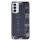 Senada Samsung Galaxy M23 İle Uyumlu Kılıf 0.4Mm Lazer Kesim Silikon Kapak Iphone Mekanik