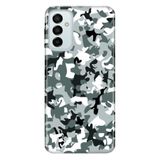 Senada Samsung Galaxy M23 İle Uyumlu Kılıf 0.4Mm Lazer Kesim Silikon Kapak Kamuflaj