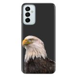 Senada Samsung Galaxy M23 İle Uyumlu Kılıf 0.4Mm Lazer Kesim Silikon Kapak Kartal,Color390