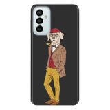 Senada Samsung Galaxy M23 İle Uyumlu Kılıf 0.4Mm Lazer Kesim Silikon Kapak Köpek