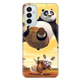 Senada Samsung Galaxy M23 İle Uyumlu Kılıf 0.4Mm Lazer Kesim Silikon Kapak Kungfu Panda