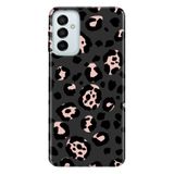 Senada Samsung Galaxy M23 İle Uyumlu Kılıf 0.4Mm Lazer Kesim Silikon Kapak Leopar
