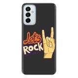 Senada Samsung Galaxy M23 İle Uyumlu Kılıf 0.4Mm Lazer Kesim Silikon Kapak Lets Rock