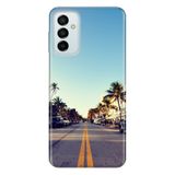Senada Samsung Galaxy M23 İle Uyumlu Kılıf 0.4Mm Lazer Kesim Silikon Kapak Miami Sunset