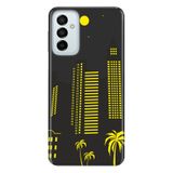 Senada Samsung Galaxy M23 İle Uyumlu Kılıf 0.4Mm Lazer Kesim Silikon Kapak Miami