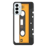 Senada Samsung Galaxy M23 İle Uyumlu Kılıf 0.4Mm Lazer Kesim Silikon Kapak Muzik Kaset