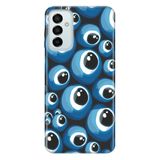 Senada Samsung Galaxy M23 İle Uyumlu Kılıf 0.4Mm Lazer Kesim Silikon Kapak Nazar