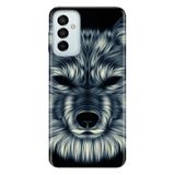 Senada Samsung Galaxy M23 İle Uyumlu Kılıf 0.4Mm Lazer Kesim Silikon Kapak Neon Vahşi Kurt