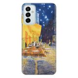 Senada Samsung Galaxy M23 İle Uyumlu Kılıf 0.4Mm Lazer Kesim Silikon Kapak Night Cafe
