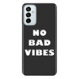 Senada Samsung Galaxy M23 İle Uyumlu Kılıf 0.4Mm Lazer Kesim Silikon Kapak No Bad Vibes