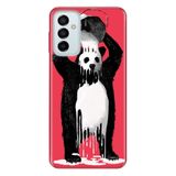 Senada Samsung Galaxy M23 İle Uyumlu Kılıf 0.4Mm Lazer Kesim Silikon Kapak Panda Kingo
