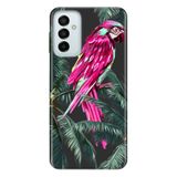 Senada Samsung Galaxy M23 İle Uyumlu Kılıf 0.4Mm Lazer Kesim Silikon Kapak Papağan,Color515