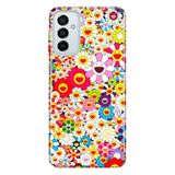 Senada Samsung Galaxy M23 İle Uyumlu Kılıf 0.4Mm Lazer Kesim Silikon Kapak Papatya